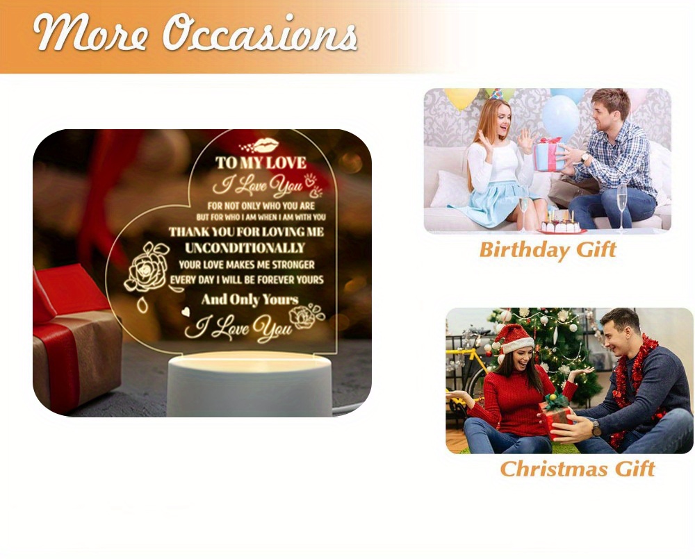 1pc romantic gifts wife birthday gifts boyfriend gifts Temu