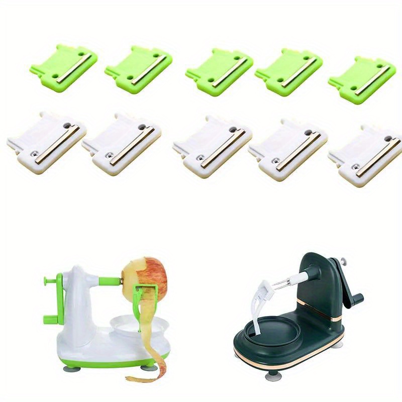 

5pcs Set Of Knife Heads For Hand-operated Apple Peeler, Peeler, Apple Peeler, Fruit Knife, Peeler, Blade Holder Accessories