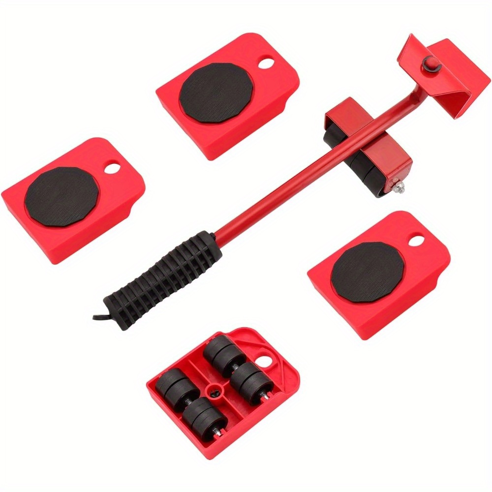 TEMU 4pcs Furniture Lifter Mover Tool 360 Degree Rotatable Sliders Furniture Lifter Furniture Sliders Heavy Duty Furniture Movers For Sofas