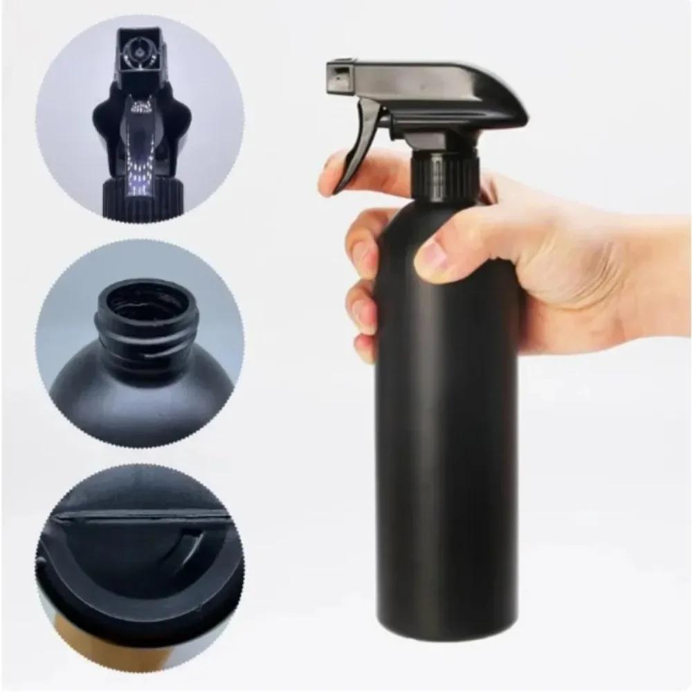 

1pc Bouteille de en plastique hypoallergénique BPS, 500ML, rechargeable, réglable, avec outil d'eau pour salon, coiffeur, voyage, soins de