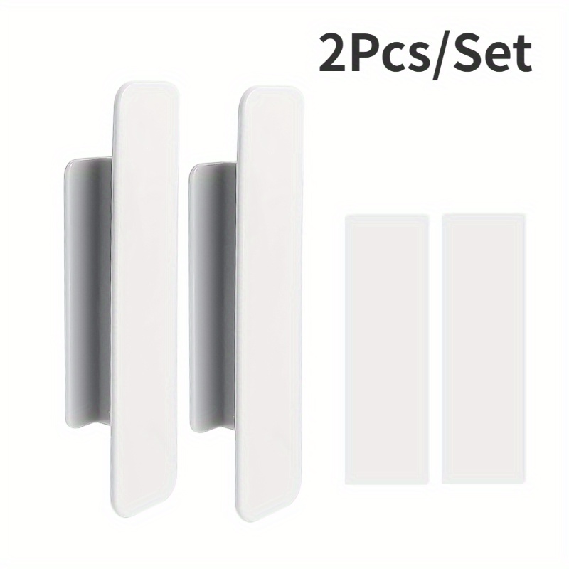 2pcs Self-adhesive Window & Cabinet Handles - , No Glue Needed - Versatile For Glass, Tile, Wood Surfaces