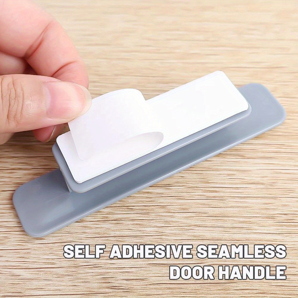 2pcs Self-Adhesive Window & Cabinet Handles - Easy Install, No Glue Needed - Versatile for Glass, Tile, Wood Surfaces