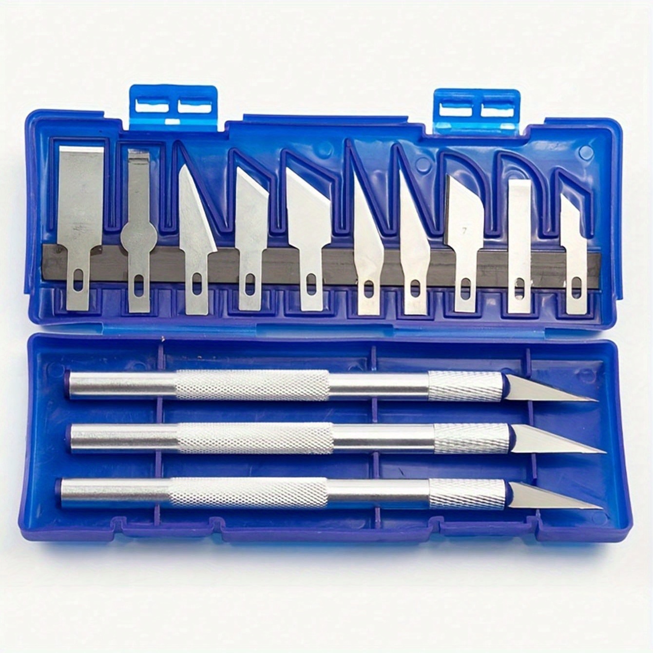 

13-piece Aluminum Alloy Crafting Tool Set - Ideal For Pottery, Paper Cutting & Model Making