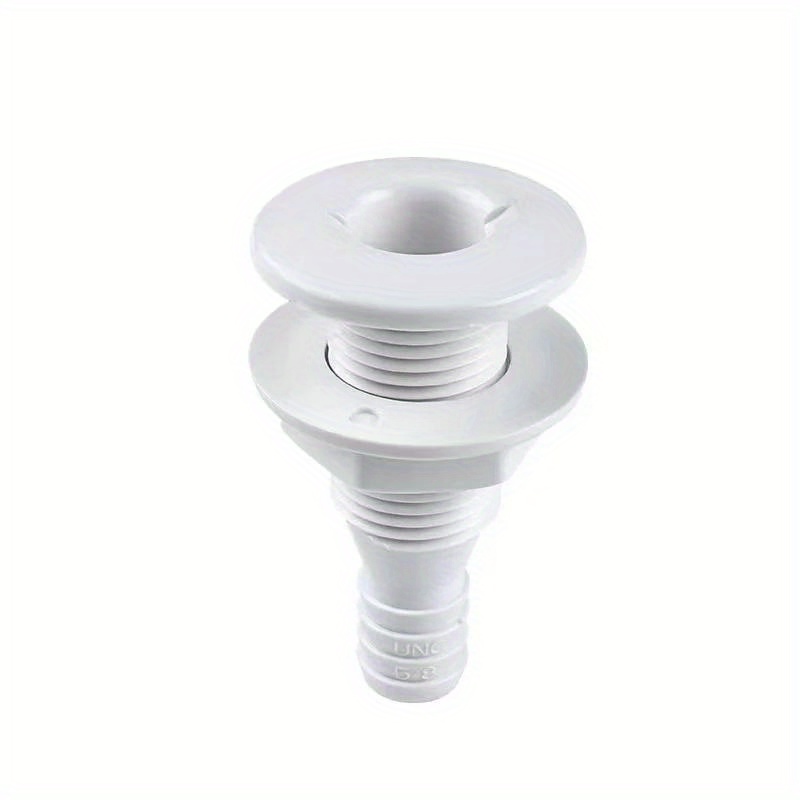 

Marine Boat Abs Plastic Thru Hull Fitting Connector For 5/8, 3/4, 1 Inch Hose - Boat Drain, Pump, Plumbing Fittings