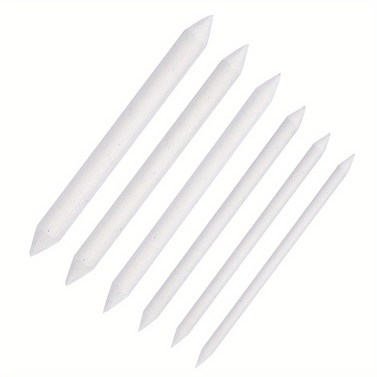 TEMU Σετ 6 τεμαχίων Art Blenders Σετ Blending Stump Paper Σετ διπλή άκρη Art Blenders Sticks Εργαλεία Σχεδίασης