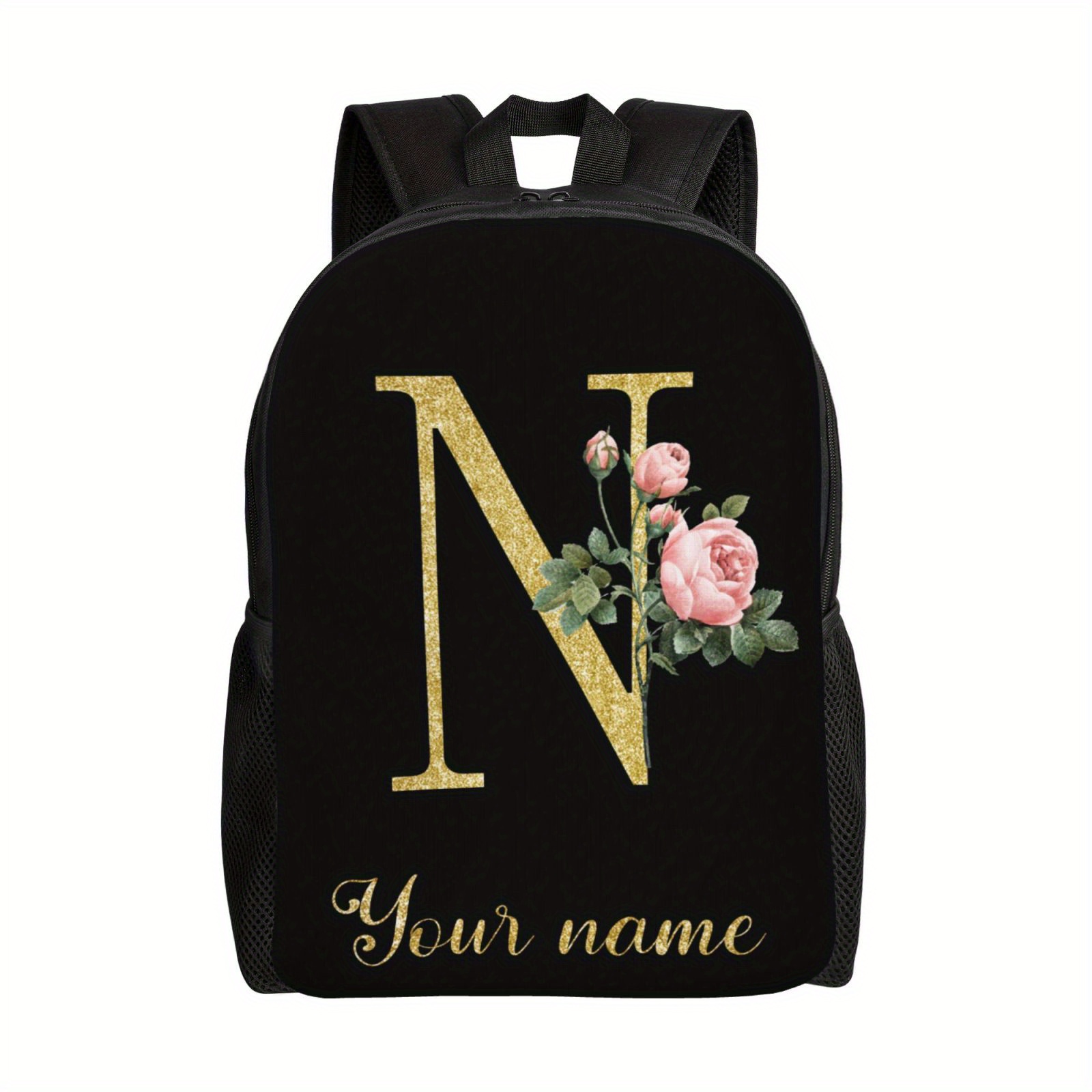 

Custom Backpack, Personalized For Men Women Students, Letter Backpack With Name, Customized Casual Backpacks Gifts For Picnic Travel Camping, School, Work, Business Trips And Sports