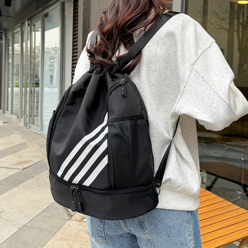 

1pc Fashionable Sports New Fitness Bag, Large Capacity Multi Functional Casual Backpack