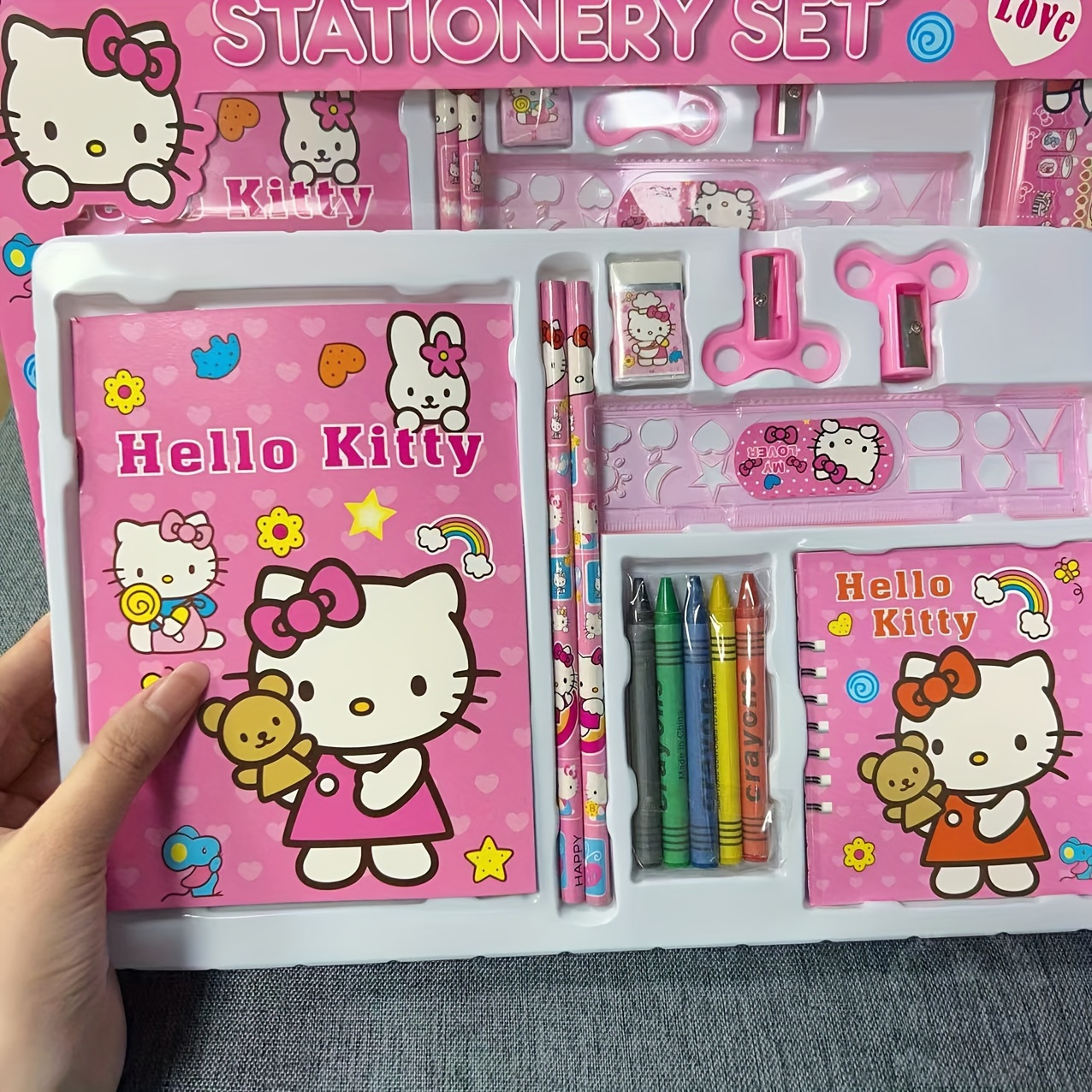  stationery set 14 piece learning supplies gift set brand plastic material no power required details 3