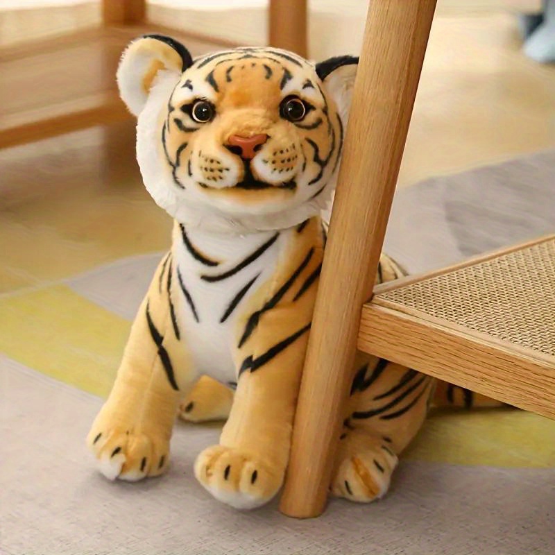 

High Simulation Tiger Plush Toy: Perfect For Living Room Decoration, Birthday, Christmas, Valentine's Day, And Holiday Gifts - Suitable For Ages 0-3 And 14+ - Anime Inspired