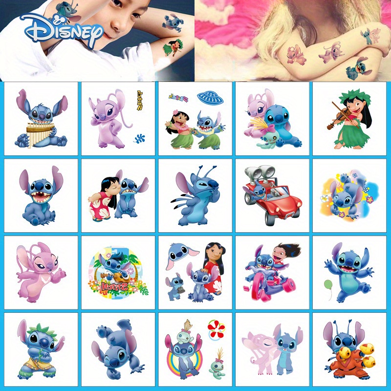 

Disney Temporary Tattoos - 20 Sheets Of Water Transfer Cartoon Stickers, Perfect For Birthday Parties & Holiday Gifts