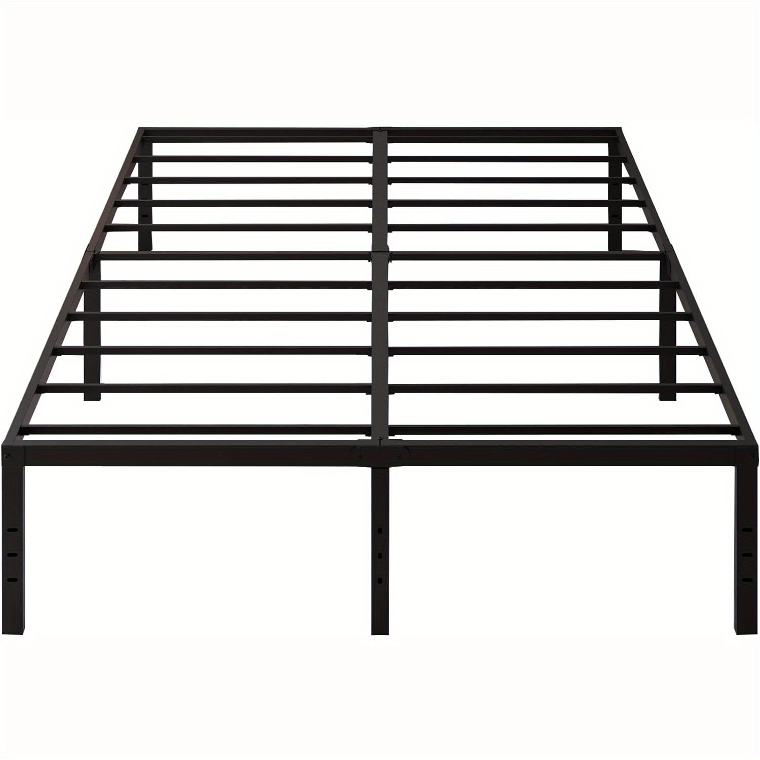 

Twin Bed Frames Metal Platform Twin Xl Full Queen California King Bed Frame 14/18 Inch Max 2000lbs Heavy Duty Metal Slat Support, No Box Spring Needed Underbed Storage, Easy To Assembly, Black
