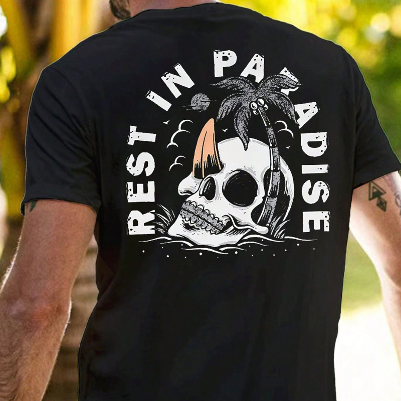 

Men's Skull And Slogan Graphic T-shirt