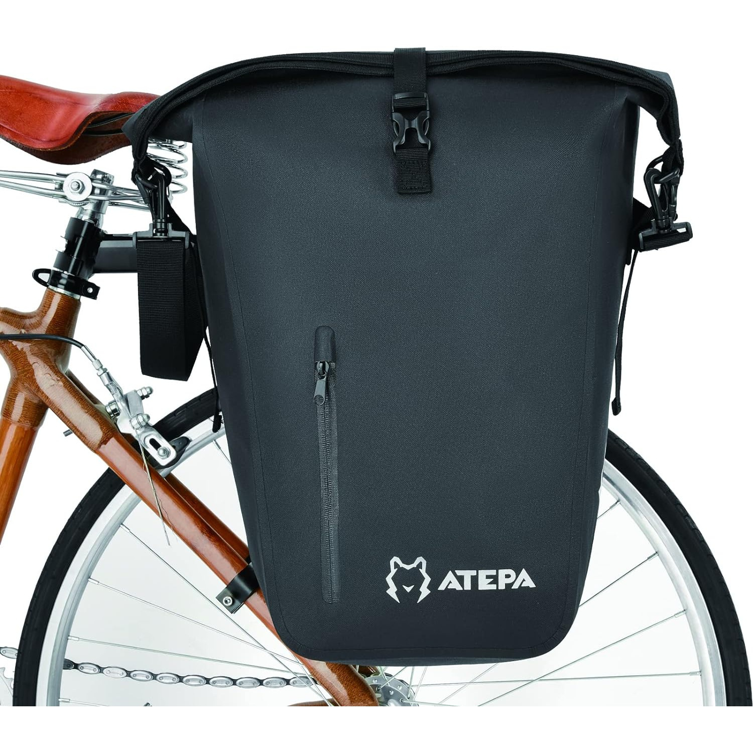 

Atepa Bicycle Bag 27 Liters Waterproof Bicycle Basket Bag, Bicycle Seat Bag-rack Bag, Bicycle Cargo Shoulder Bag Rear Seat Storage, Suitable For Commuting Travel Bike