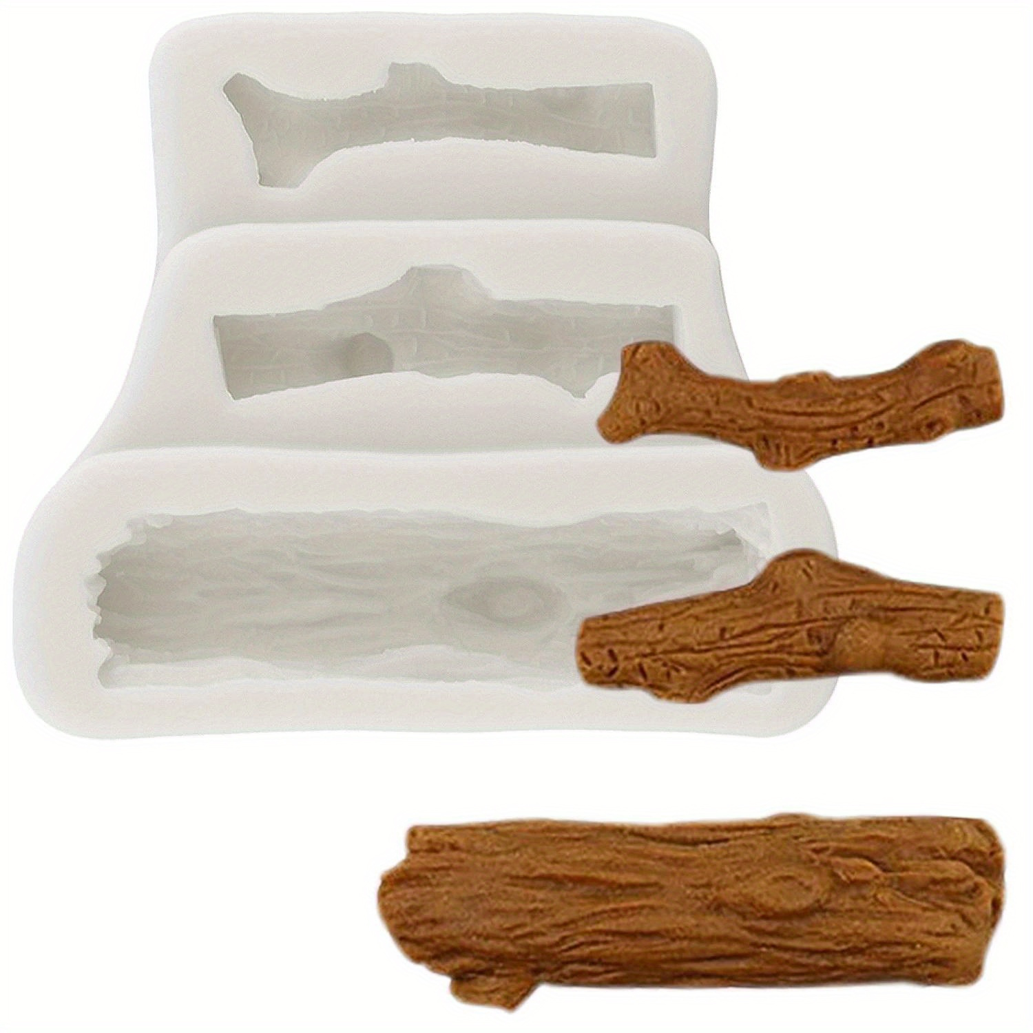 

Silicone Mold Set - Squirrel, Stump & Pine Cones Shapes For Chocolate, Candy, Fondant - Easy Clean, High-quality Baking Tools