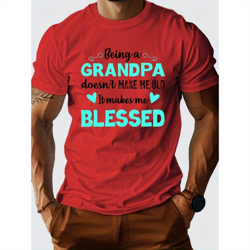 

Grandpa Bless Pure Cotton Men's Tshirt Comfort Fit