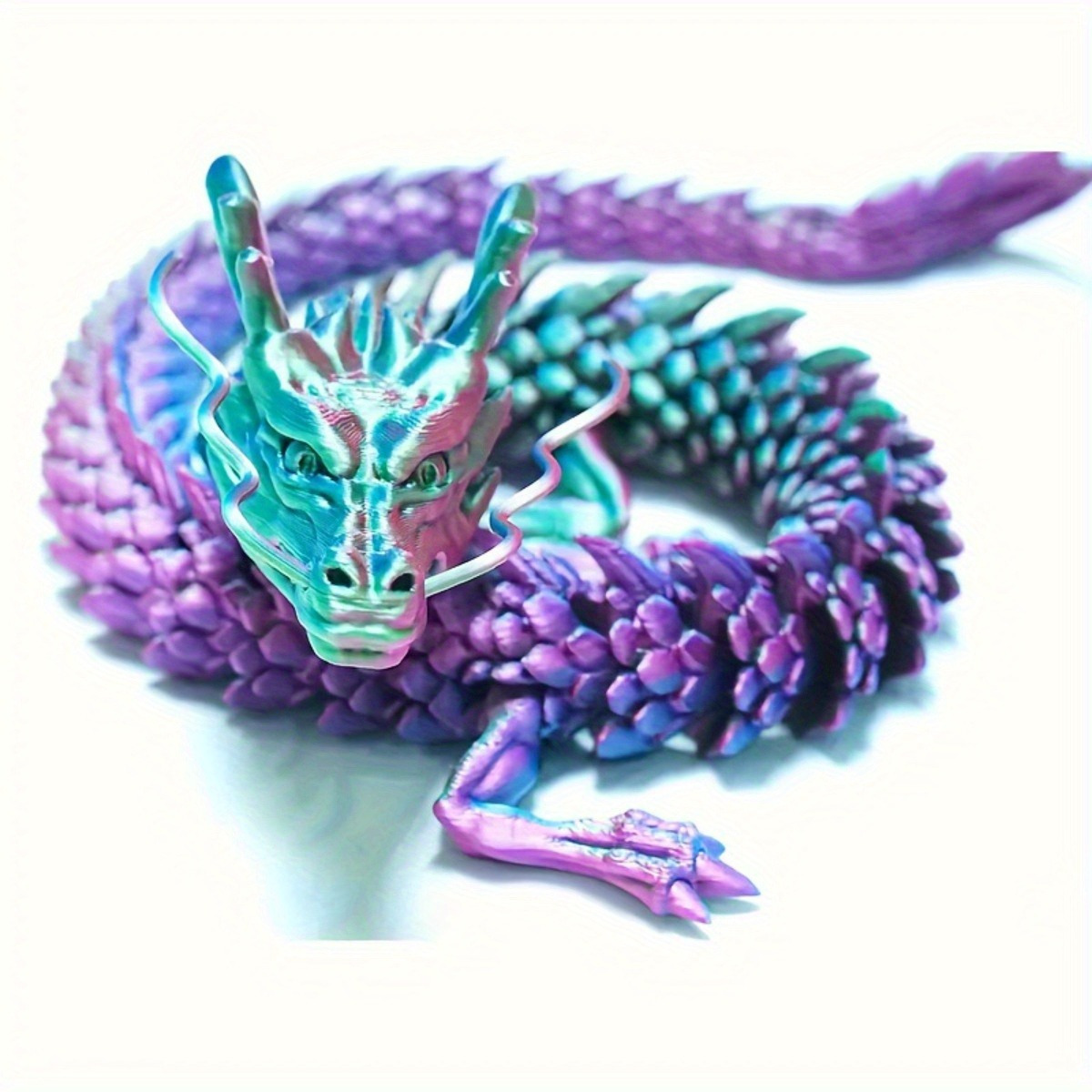 

3d Printed Plastic Dragon Handicraft Ornaments - Creative Handmade Gifts, Car Decorations, And Collectible Figurines By Manufacturer