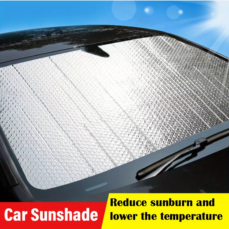 

Universal Summer Car Aluminum Film Sun Protection Sun Visor Front And Rear Sun Visor Sun Protection Heat Insulation Sun Visor