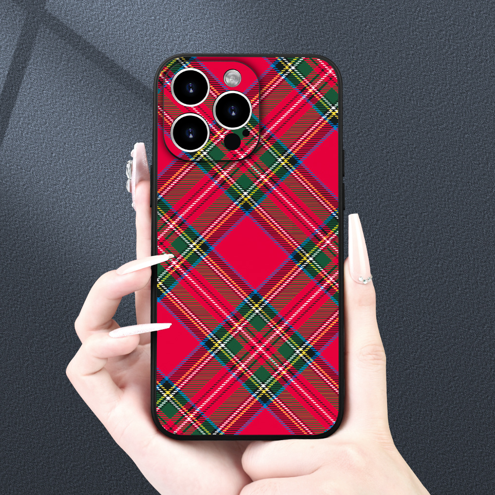 

Striped Plaid Print Mobile Phone Case For Boys And Girls, Suitable For Iphone 15 14 13 12 11 Xs Xr X 7 8 Plus Pro Max, Minigift/anniversary/valentine's Day