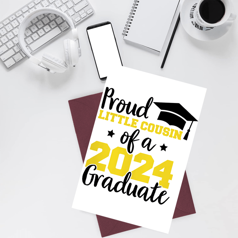little cousin a 2024 graduate 1pc graduation greeting - Temu