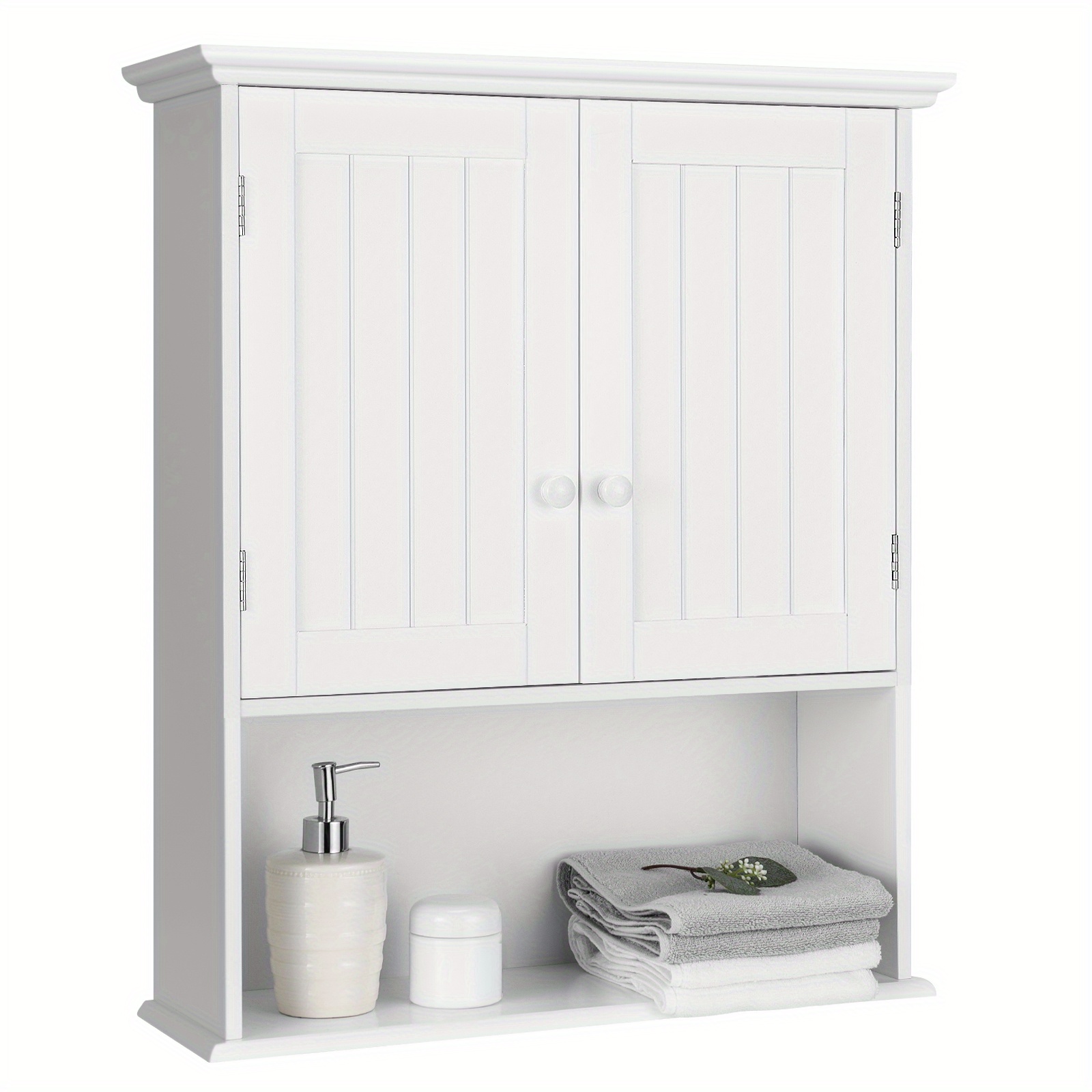 

Giantex Mounted Bathroom Medicine Cabinet Storage Organizer White