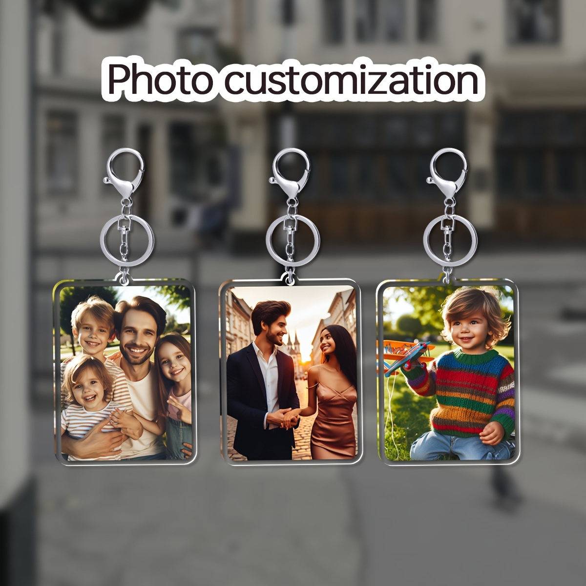 

Personalized Customized Diy Couple Customization Car Keychain, Pendant Keychain