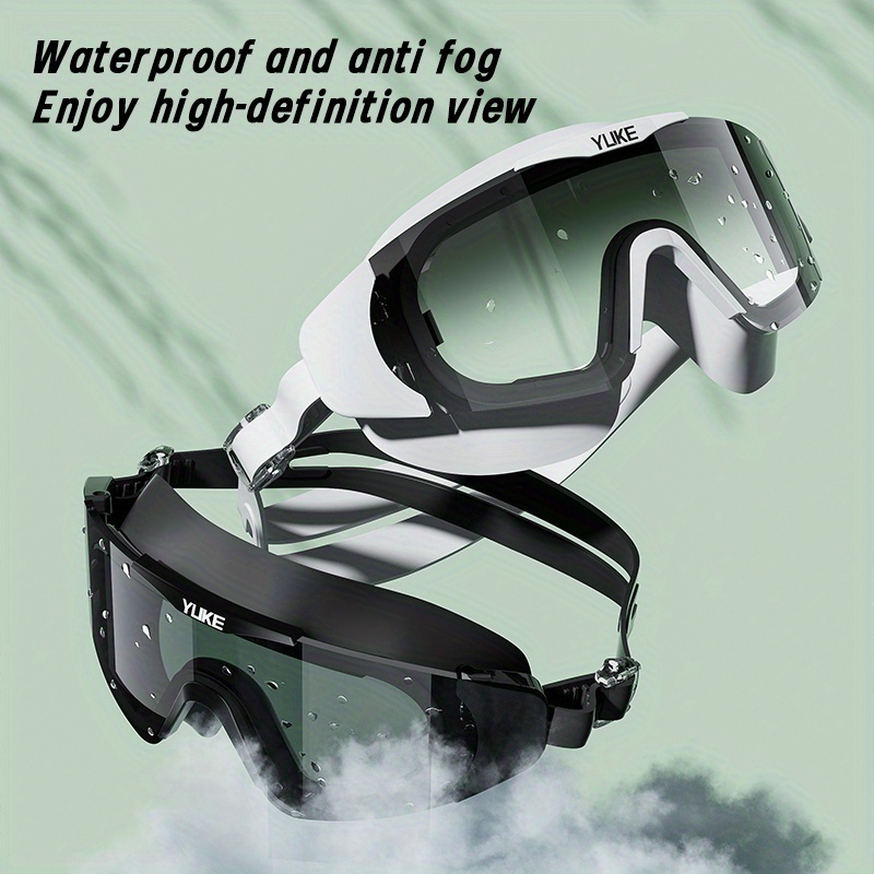 

1pc Waterproof & Anti-fog Swimming Goggles - Electroplated Large Frame Swimming Glasses, For Swimming Training, Water Sports