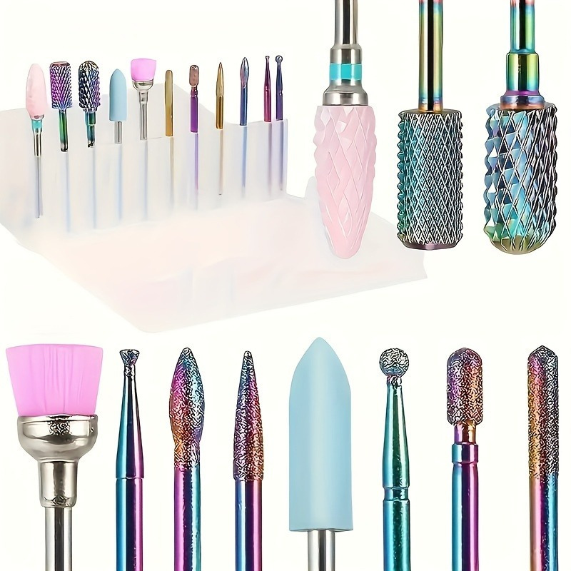 

Nail Drill Bits Set, Electric Nail Files For Acrylic Nails Manicure Pedicure, With Storage Case