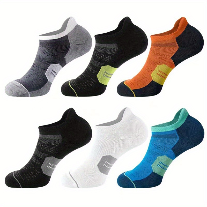 TEMU 6 Paris/men's Stockings In Stock, Oversized Summer Short Tube Boat Socks, Men's And Women', Running, And Fitness Socks Trend