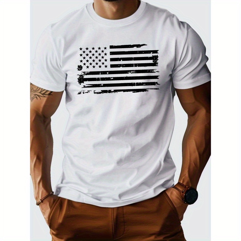

Flag Pure Cotton Men's Tshirt Fit