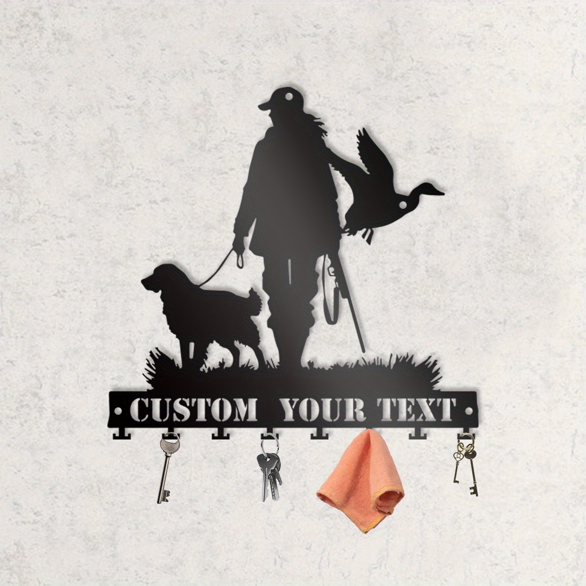 custom girl duck hunting key holder metal wall Temu Netherlands
