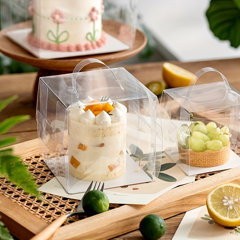 Mini Bundt Cake Containers Cake Containers With Lids STOBAZA