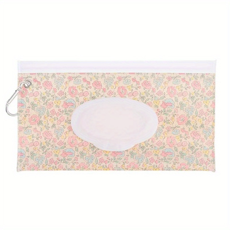 Compact & Reusable Eva Wet Wipe Dispenser - Portable, Refillable Tissue Holder With Snap-strap For , Reusable Wipe Pouch,, Cosmetic Pouch, Flip Cover