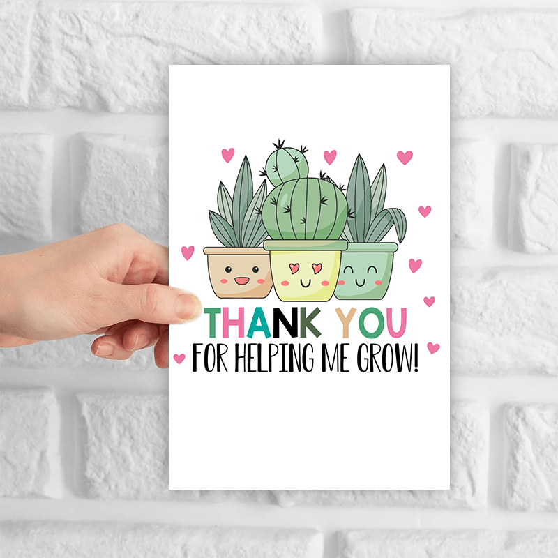 Teacher Appreciation Card, Teacher Appreciation Tag, Teacher Thank You ...