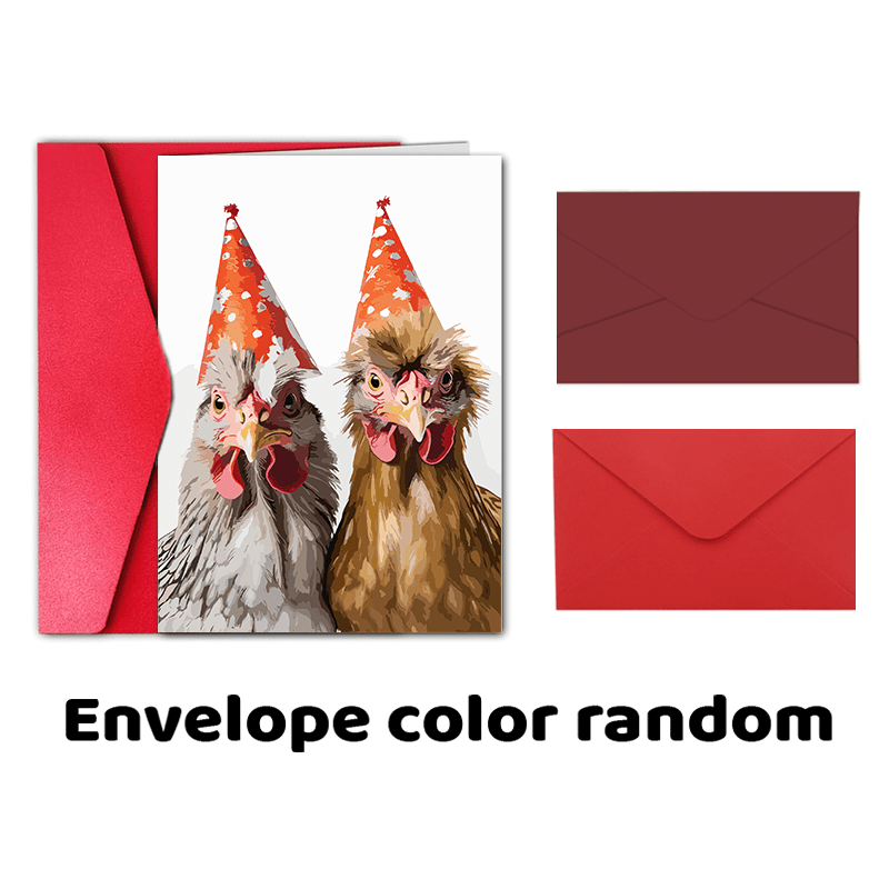 TEMU Fun Greeting Cards, Fun Creative Greeting Cards, For ,chickens