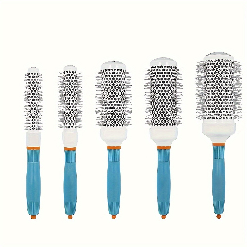 

Salon-grade Ceramic Ionic Round Brush For Anti-frizz, Quick Styling - Lightweight, Ideal For Wavy & Textured Hair