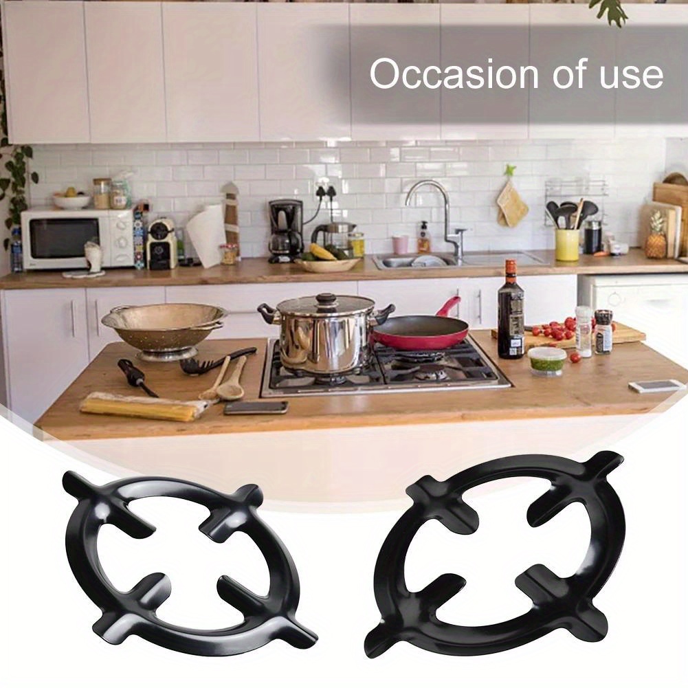 stainless steel   pot stand modern coffee pot holder for gas stove   iron cooker plate with reducer ring kitchen accessory 6 3 diameter details 1