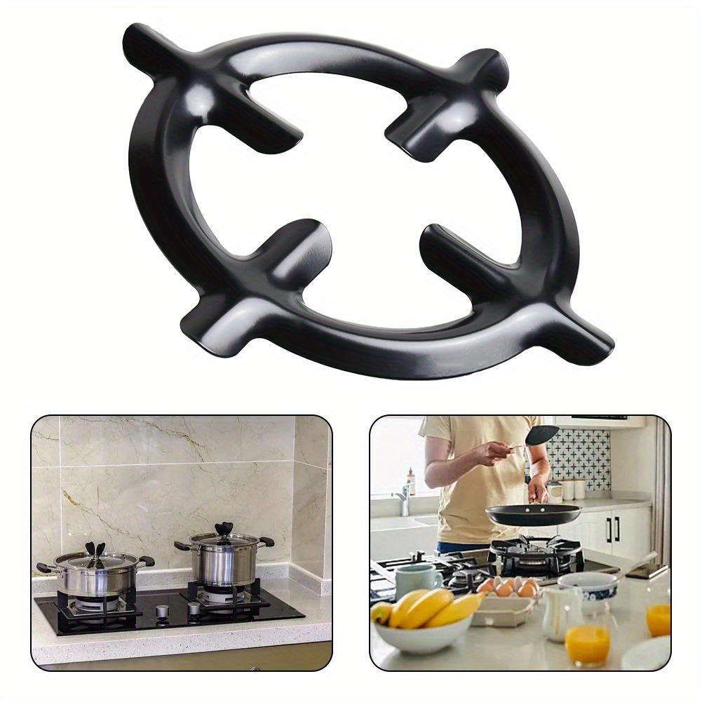 stainless steel   pot stand modern coffee pot holder for gas stove   iron cooker plate with reducer ring kitchen accessory 6 3 diameter details 3