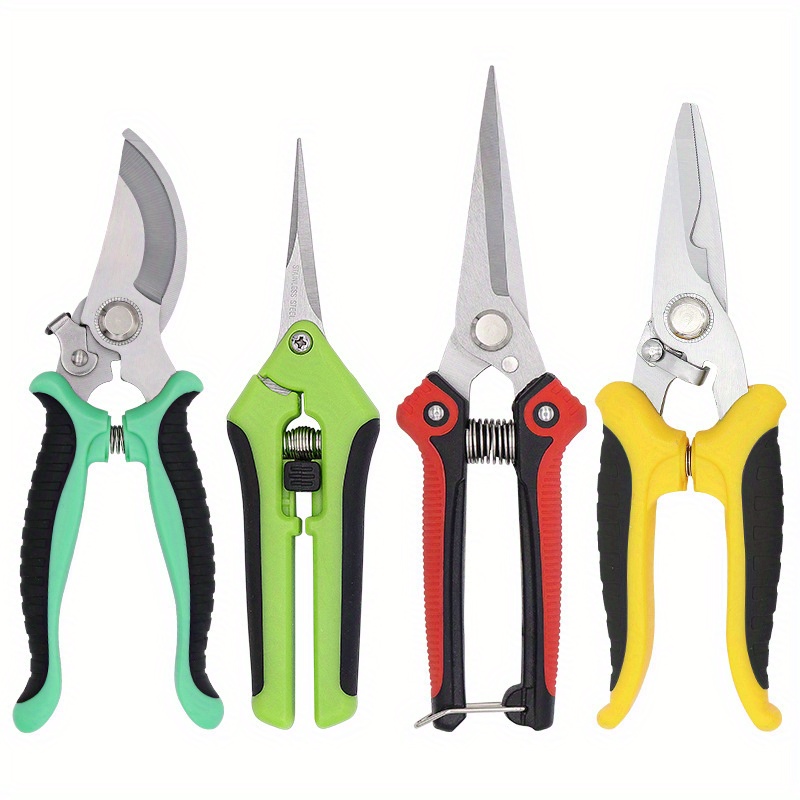 professional bypass pruning shears stainless steel cutter clippers sharp hand pruner   garden trimmer scissors kit