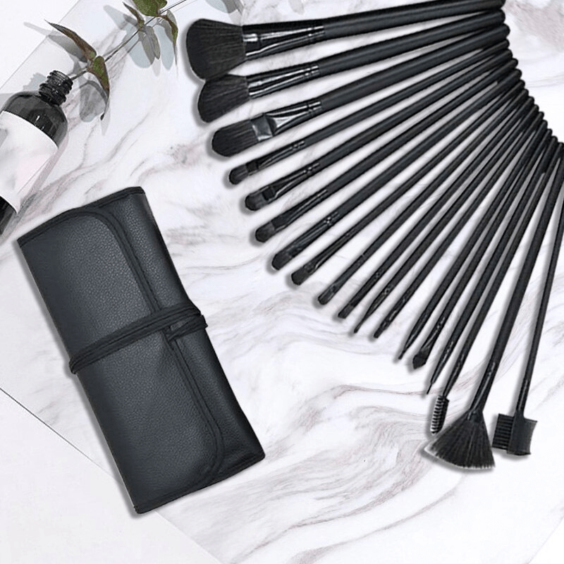 

24pcs Female Makeup Brushes Bag Lip Eye Makeup