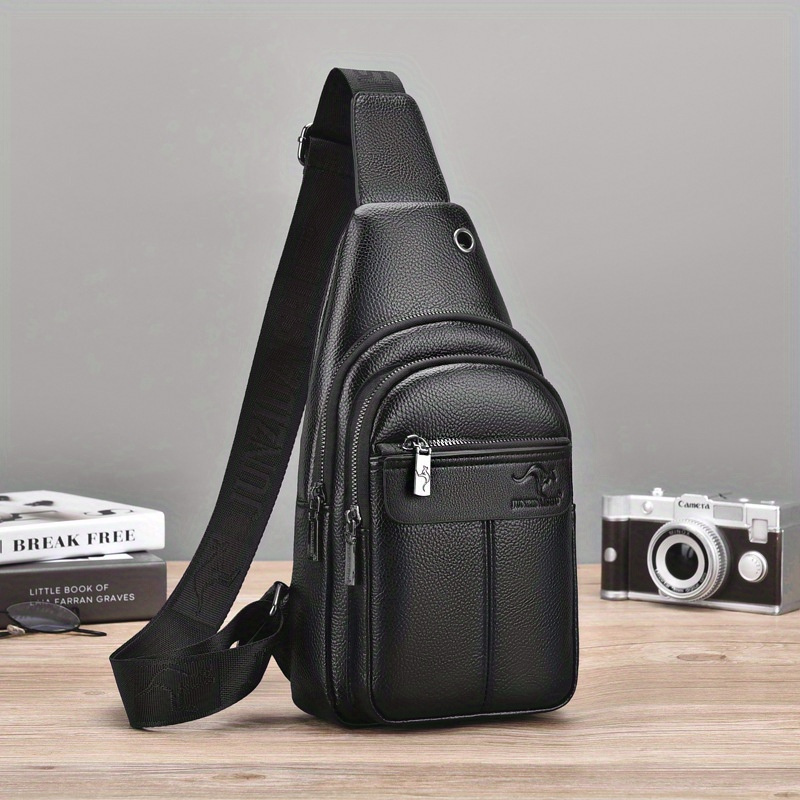 

1pc Man's Bag Large Capacity Easy To Take 1 Shoulder Bag Apparent Temperament