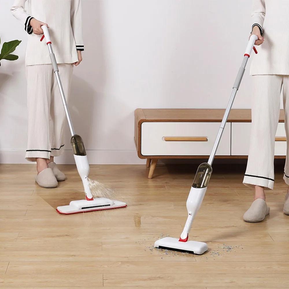 3in 1 spray sweeper mop broom magic set wash floor cleaning brooms hardwood wet mop for household hand held lazy mop details 0