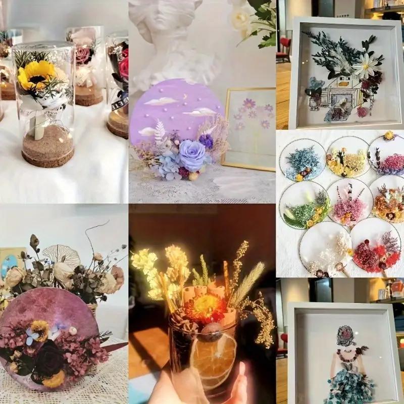 

Premium Mixed Dried Flower Piece - Eternal & Floating Flowers For Resin Art, Candle Making - 0.71-1.06 Oz Box