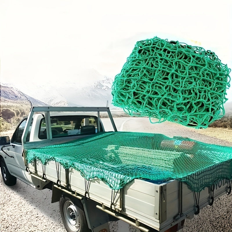 

Durable Polyester Blend Cargo Net For Pickup Trucks & Trailers - Secure Load Protection, Vehicle Covering Enclosure