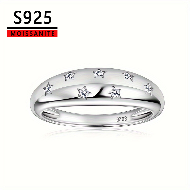 

Moissanite In 18k 925 For Men And Women, For , Engagement, - Box Included, , For Mardi And