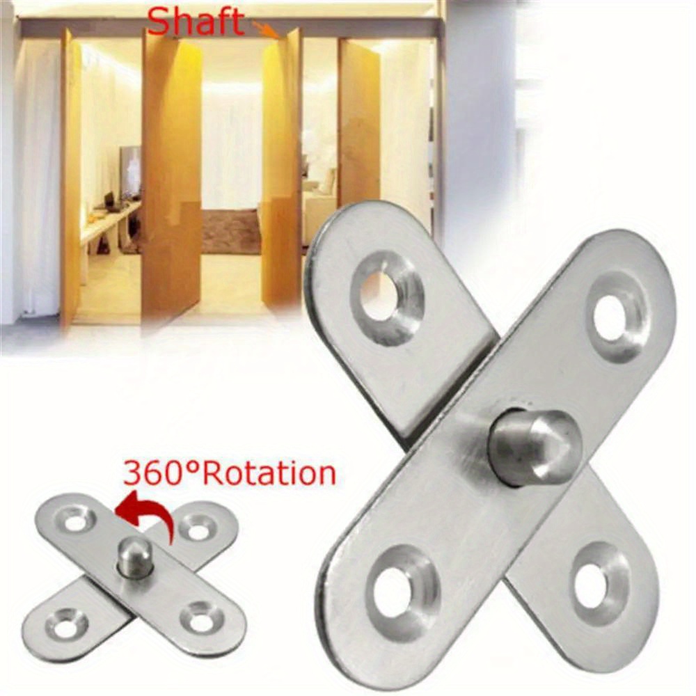 

Stainless Steel Door Pivot Hinges With 360-degree Concealed Design For Furniture Fittings.