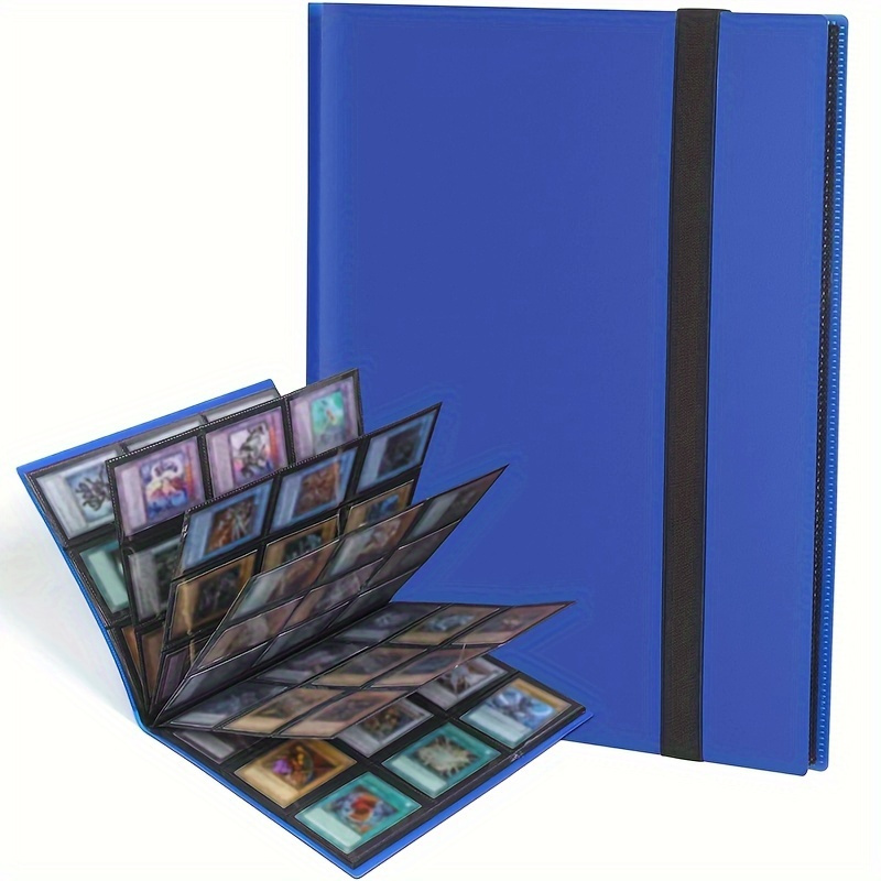 

Premium 9-pocket Trading Card Binder - Side- Design, Holds 360 Cards, Ideal For Anime Collectors