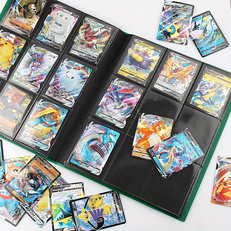 

1pc Anime Trading Card Binder, 9-pocket, Holds 360 Cards, Side-, & , Collectible Organizer For Card Enthusiasts