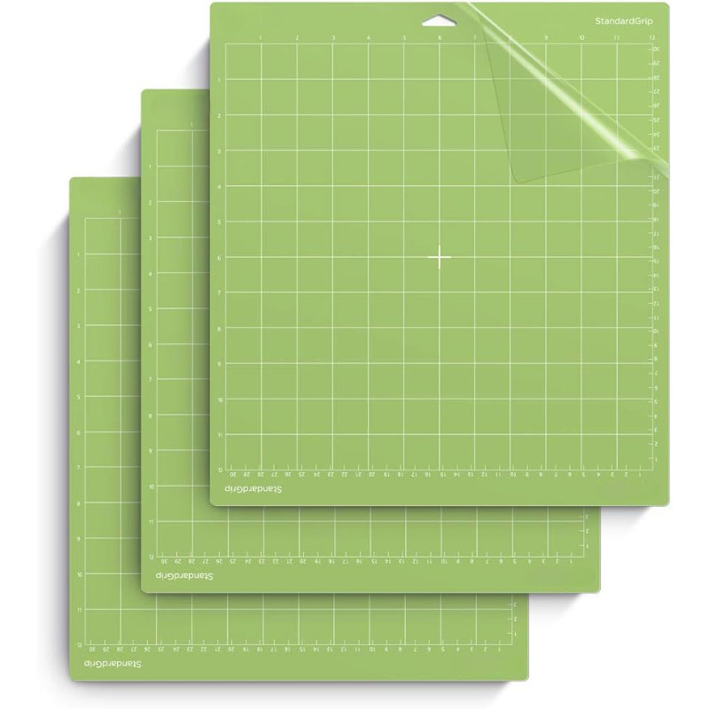 

3pcs Super-sticky Standard Grip Cutting Mats - Perfect For Quilting & Crafting - 12x12 Adhesive Mats, Specially Designed For Cricut Maker & Explore