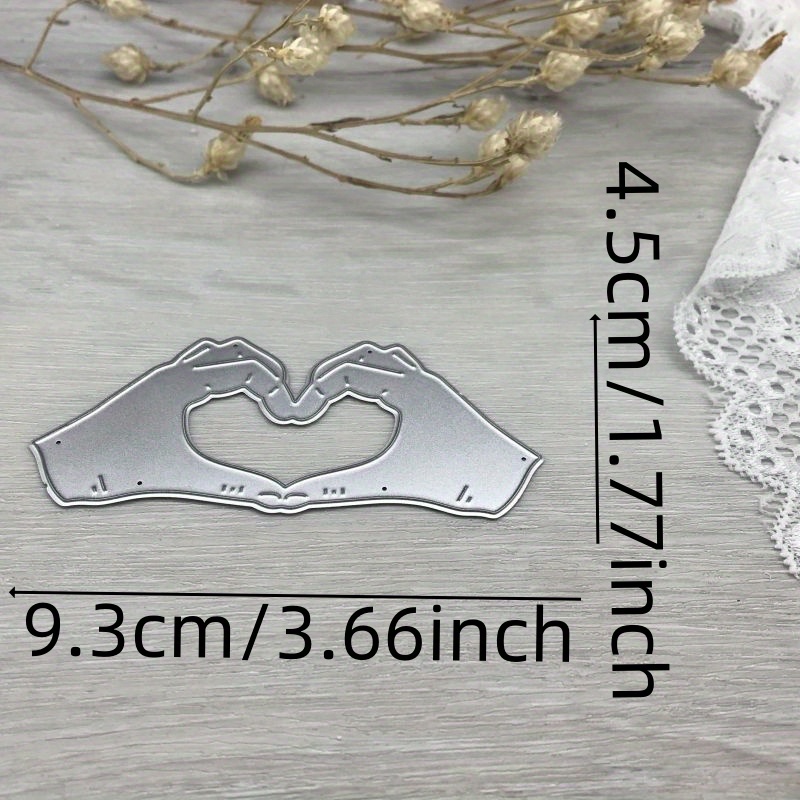 1pc, Metal Cutting Dies Cut Die Mold Two-handed Paper Craft Blade Punch Stencils Dies