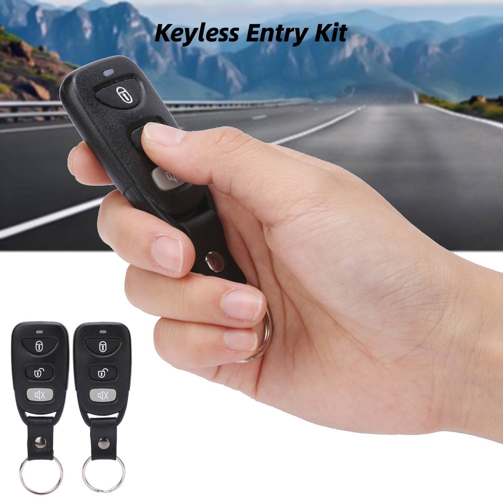 

Keyless Entry System, Universal Car Door Lock And Unlock System Remote Control Auto Vehicle Central Locking Security Keyless Entry Kit With And 4 Door Lock Actuators